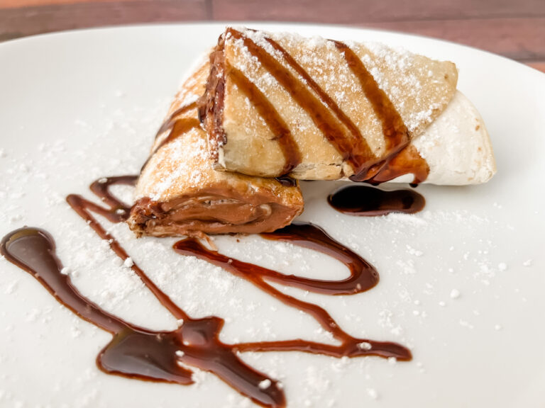Keto Chocolate Cheesecake Chimichangas