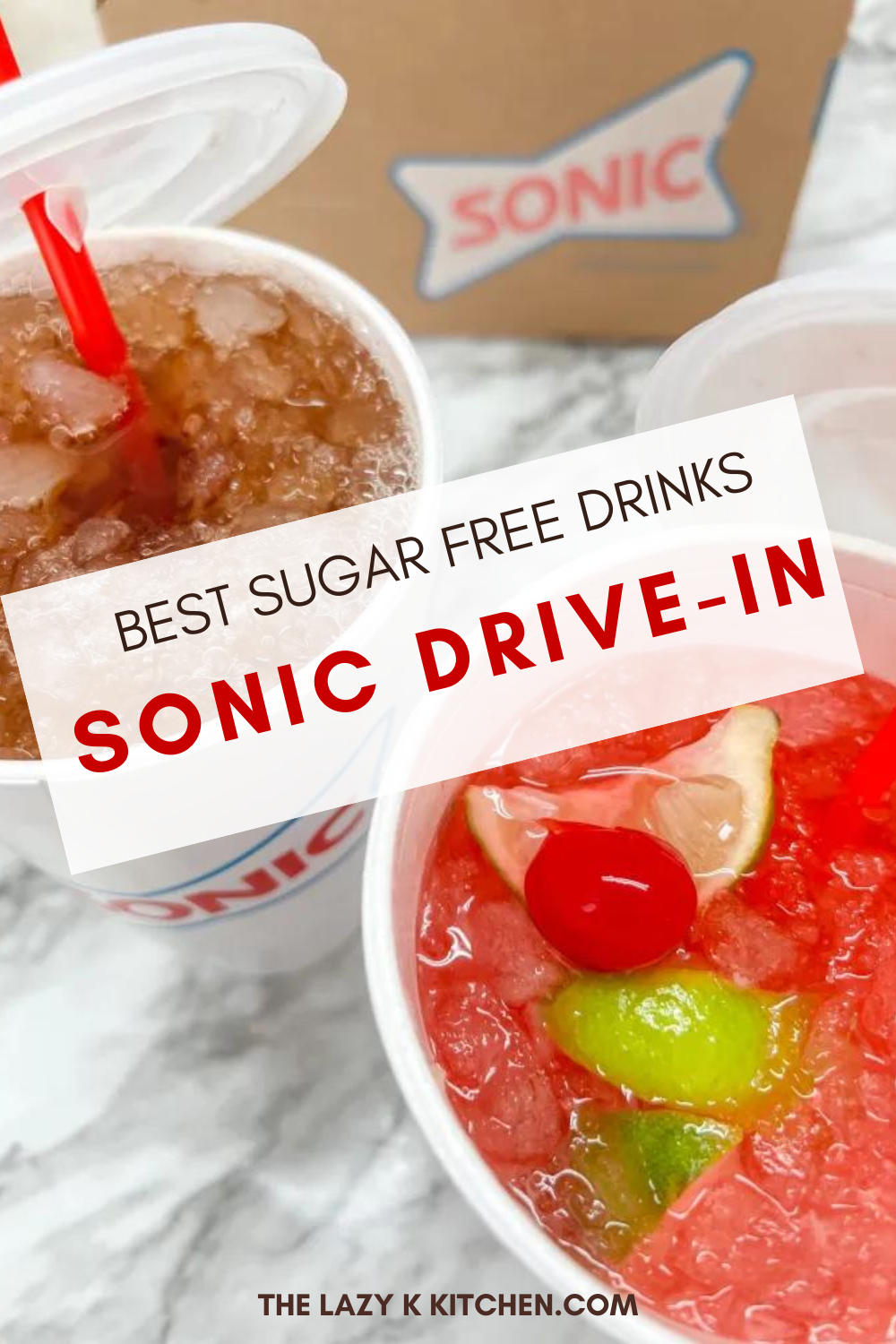 Best Sugar Free Drinks at SonicZero, Low Sugar Drink The Lazy K Kitchen