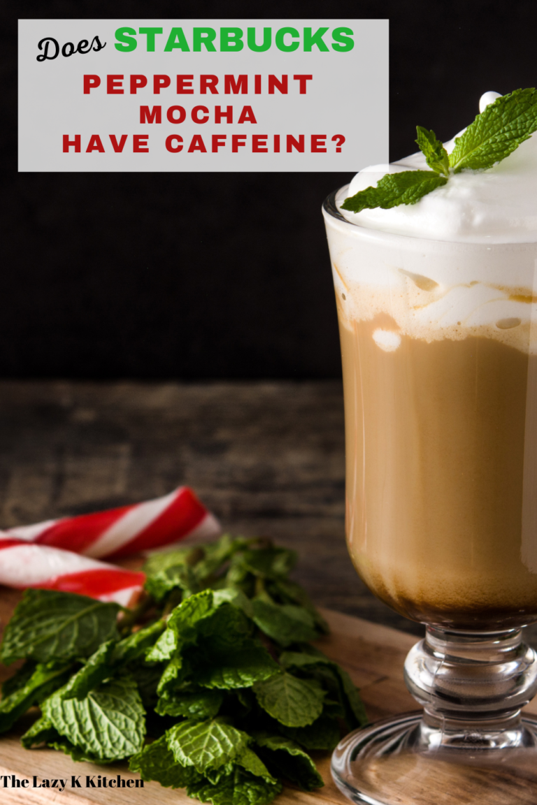 Pinterest pic of glass of copycat Starbucks peppermint mocha iced coffee