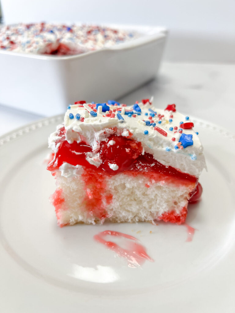 Cherry Pie Filling Poke Cake Recipe: 4 Ingredients