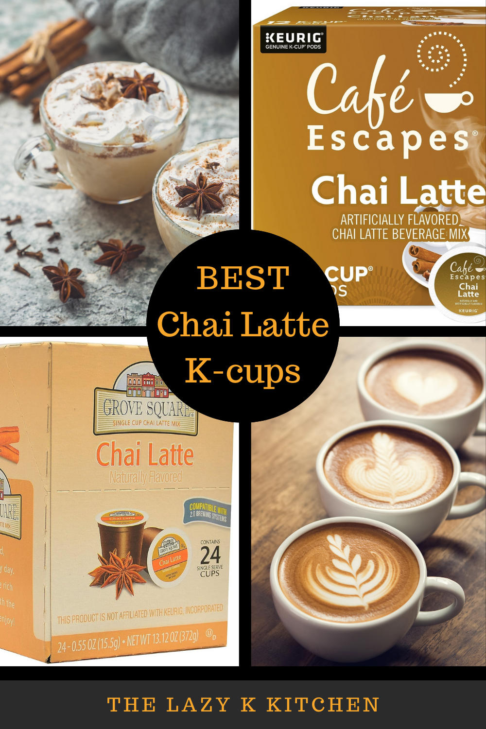 Best Chai Latte Kcups SingleServe Kcup Pods The Lazy K Kitchen