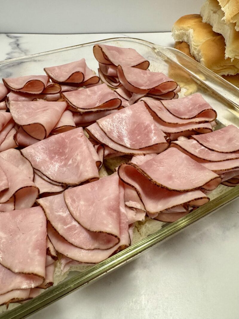 Best Brown Sugar Sliced Ham & Cheese Sliders Recipe The Lazy K Kitchen