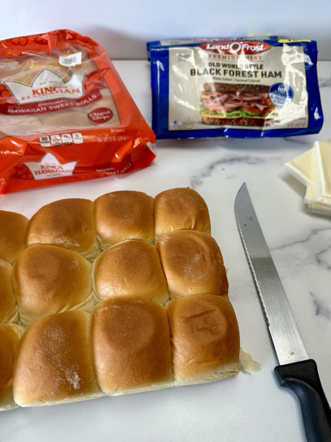 Best Brown Sugar Sliced Ham & Cheese Sliders Recipe The Lazy K Kitchen