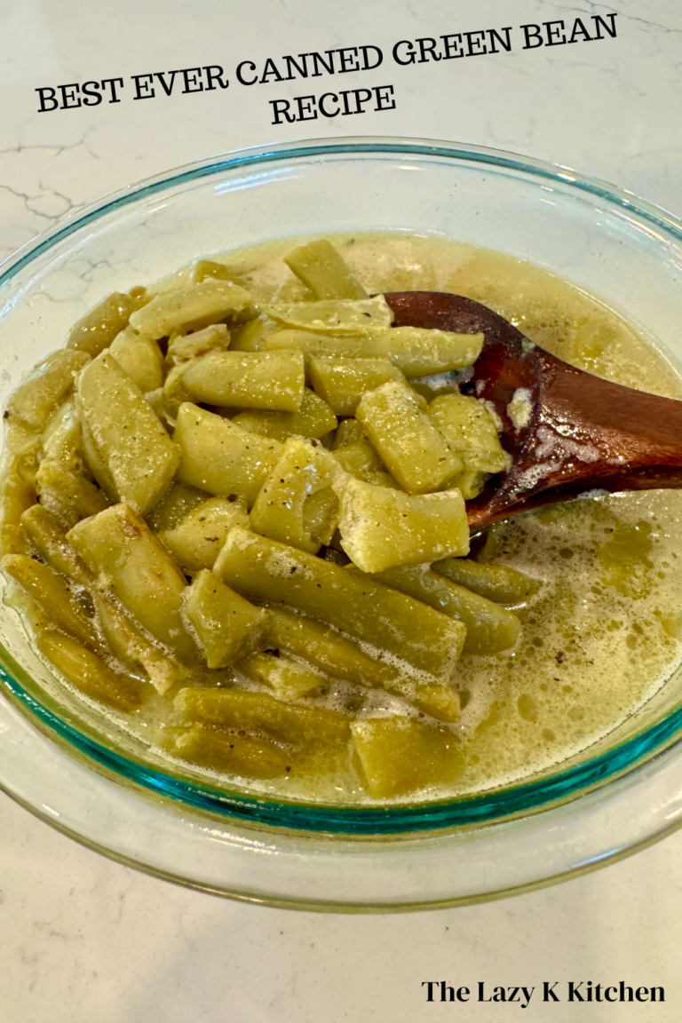 Pinterest pic of green beans