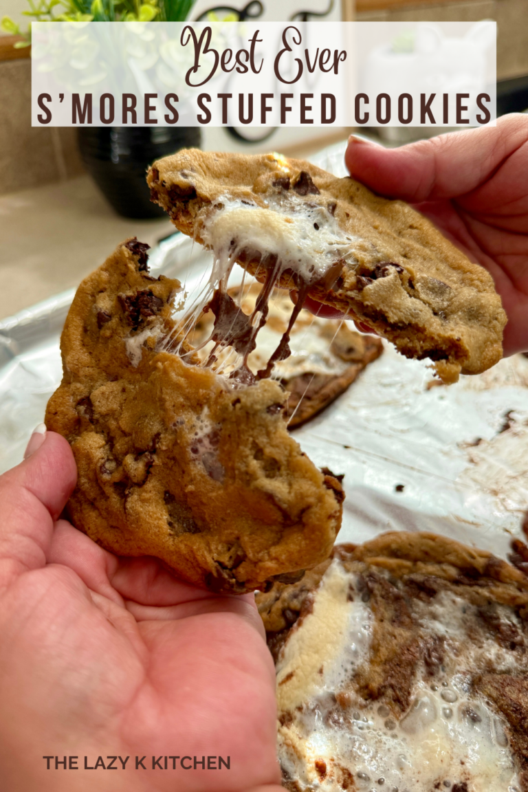 Pinterest pic S'mores stuffed cookies