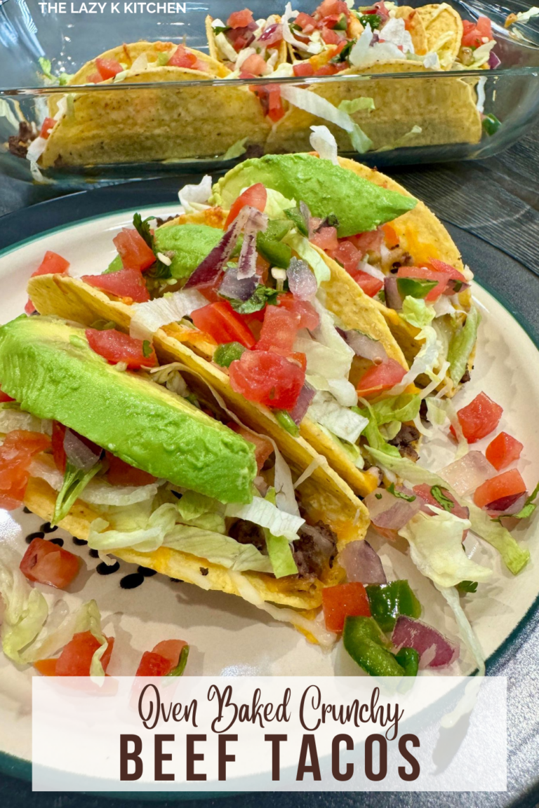 Pinterest pic Oven baked crunchy beef tacos
