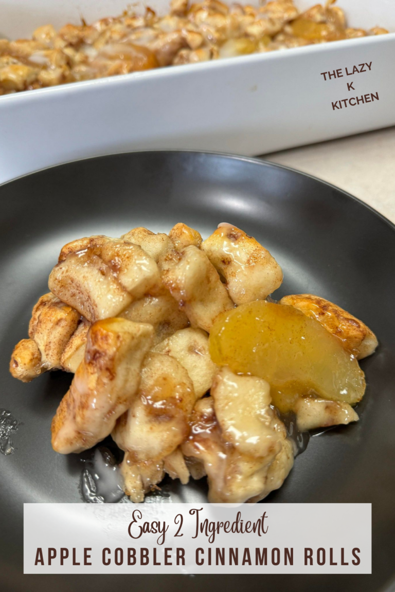 Pinterest Pic of apple cobbler cinnamon rolls