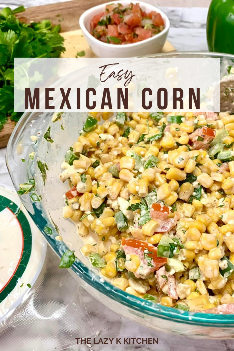 Easy Mexican Corn Pinterest Pic