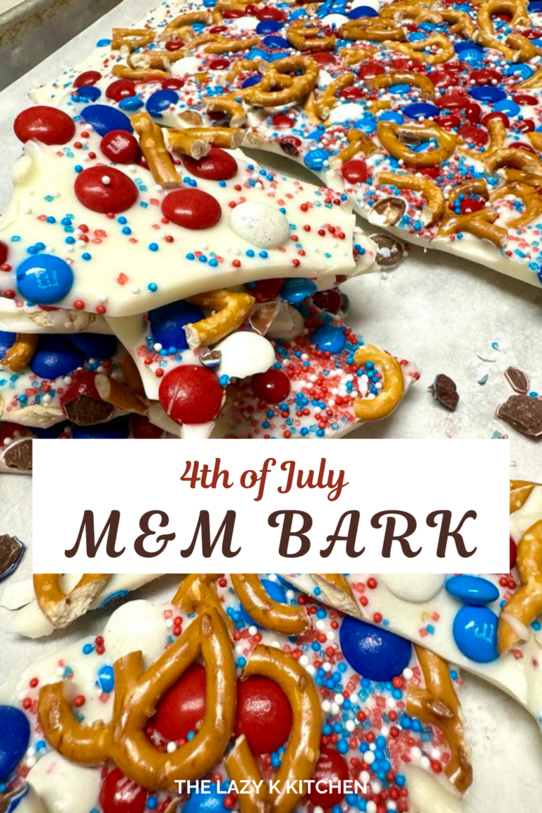 4th of July M&M Bark