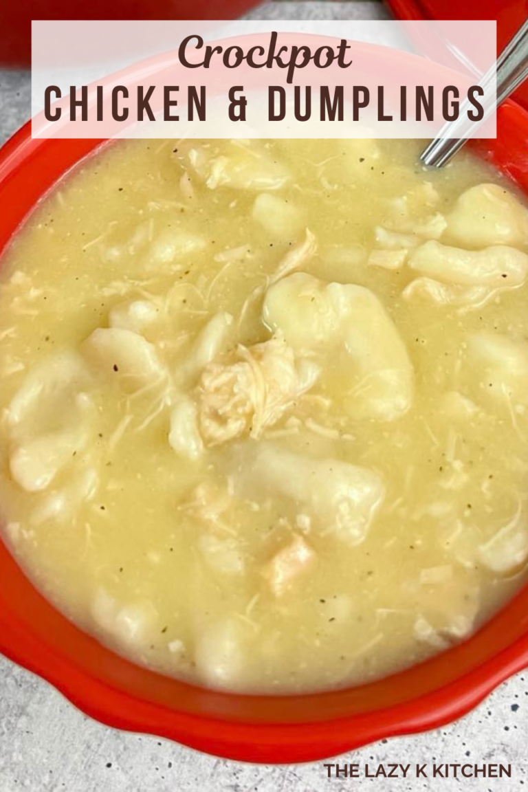 Crockpot chicken & dumplings