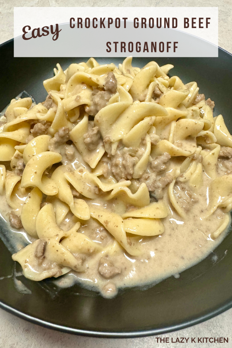 Pinterest Pic Crockpot Ground beef stroganoff