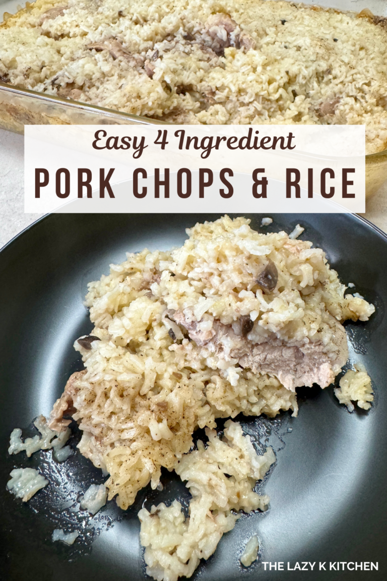 Pinterest pic of pork chops and rice