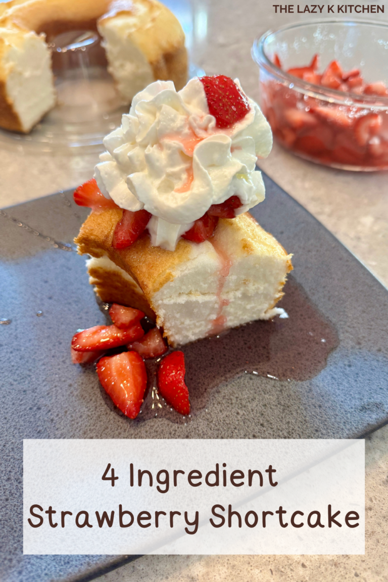4 Ingredient Strawberry Shortcake