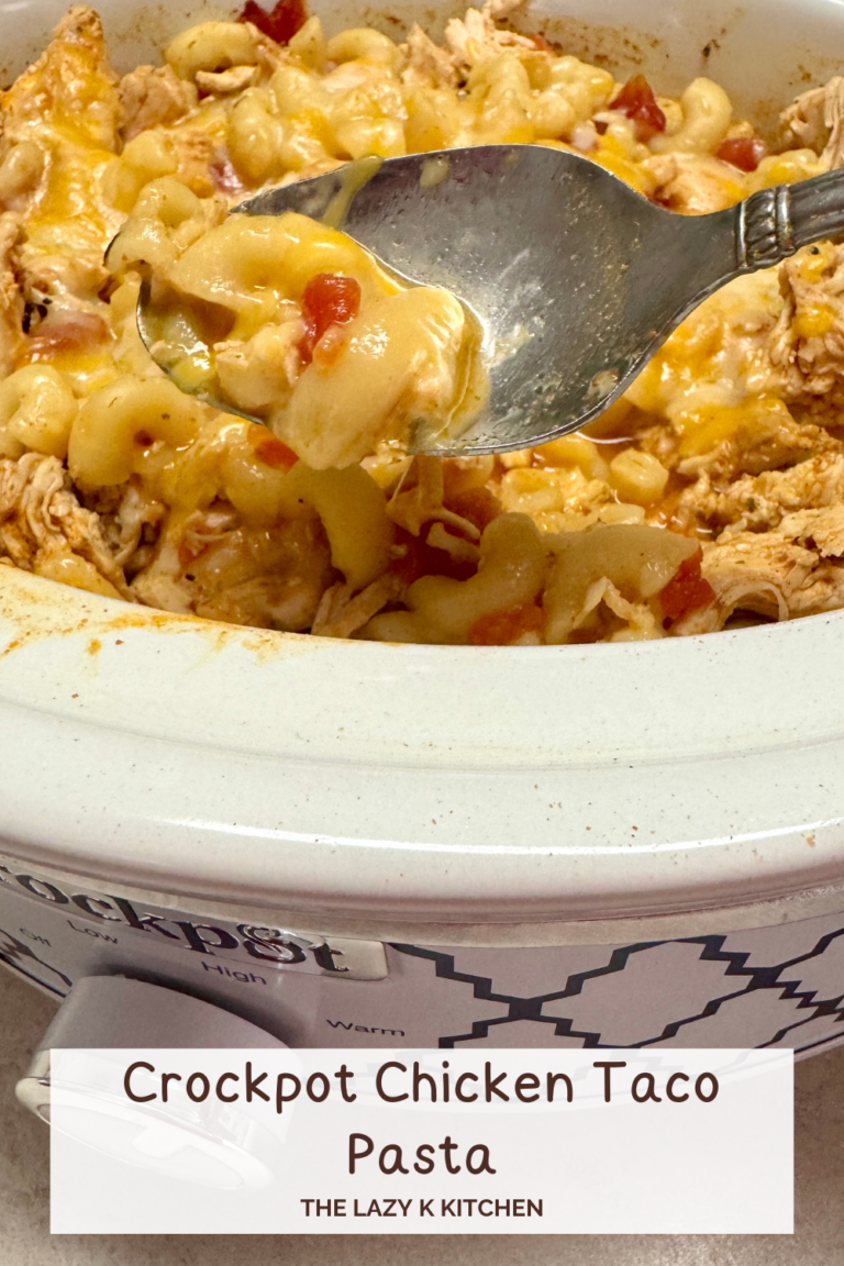 Crockpot Chicken Taco Pasta