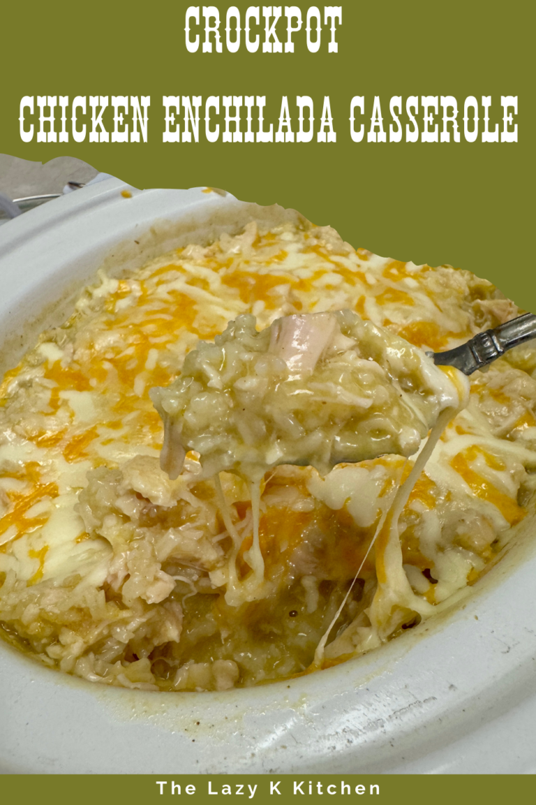 Crockpot Chicken Enchilada Casserole