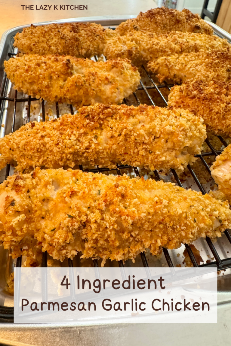 4 Ingredient Parmesan Garlic Chicken
