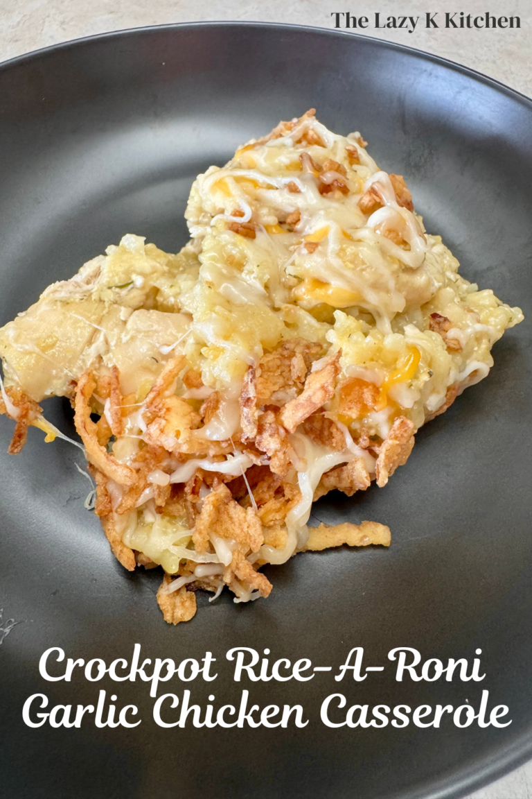 Crockpot Rice-A-Roni Garlic Chicken Casserole