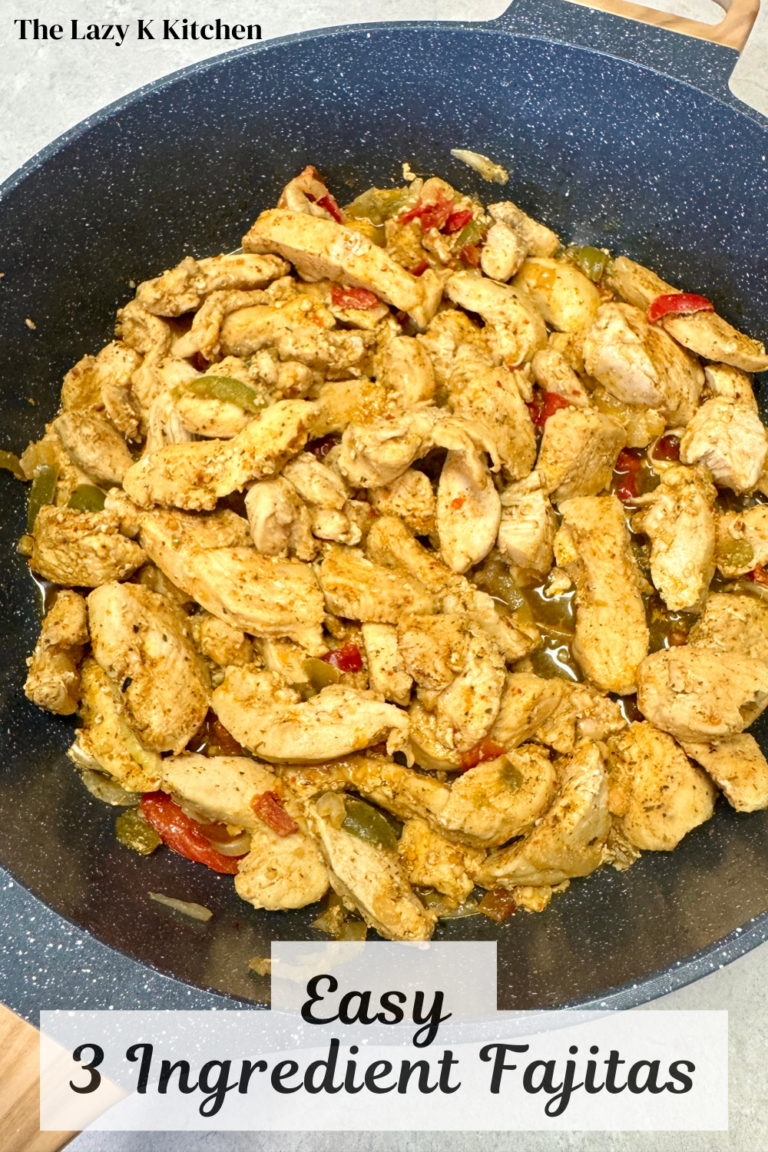 Easy 3 Ingredient Fajitas