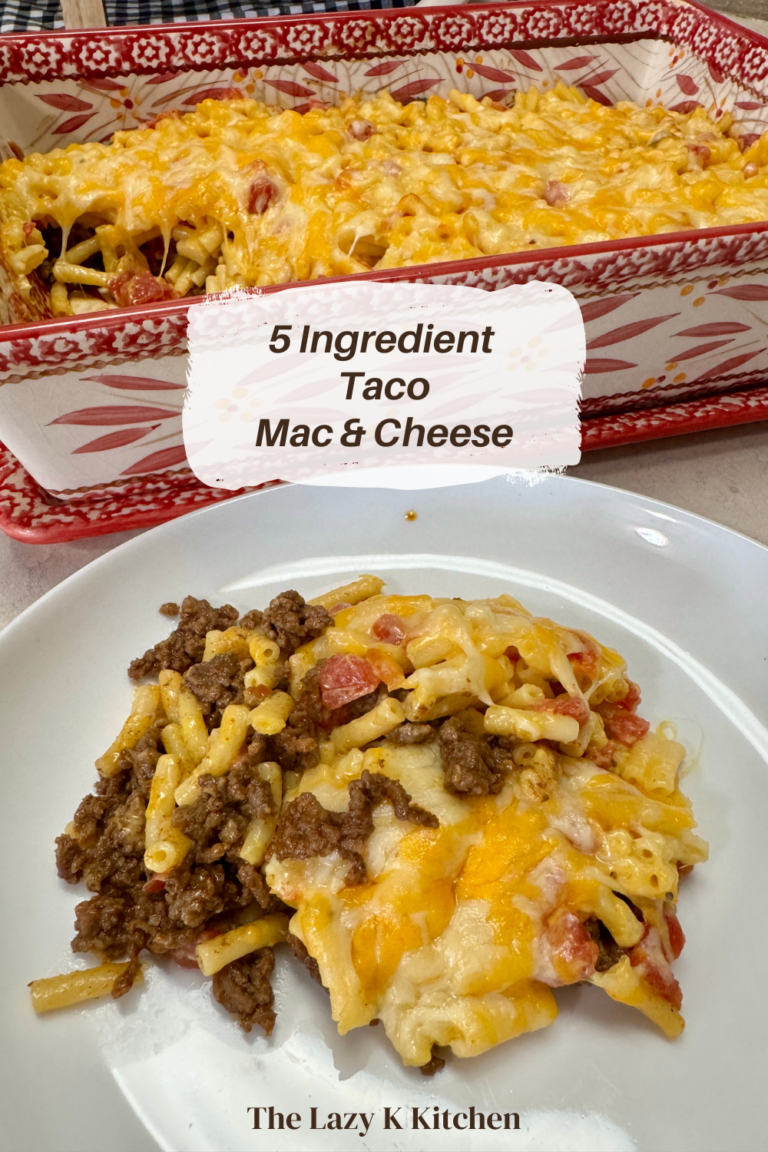 5 Ingredient Taco Mac and Cheese