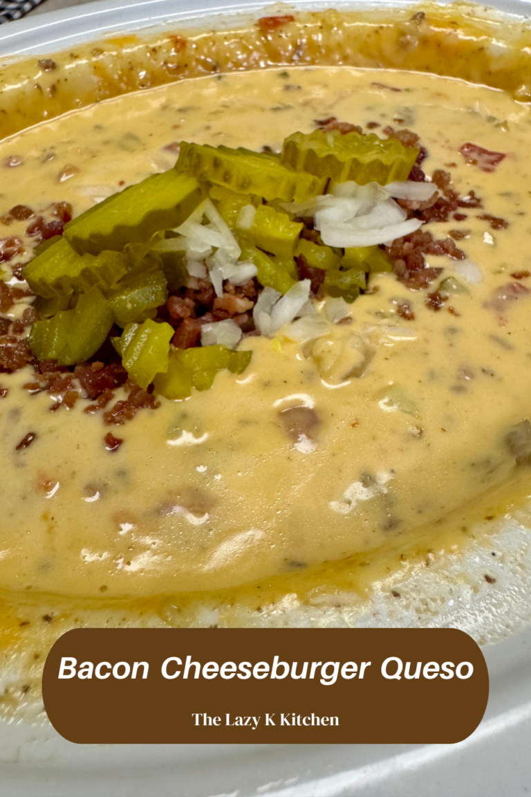 Bacon Cheeseburger Queso