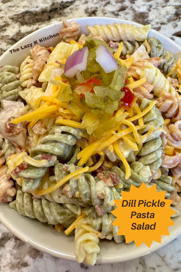 Dill Pickle Pasta Salad