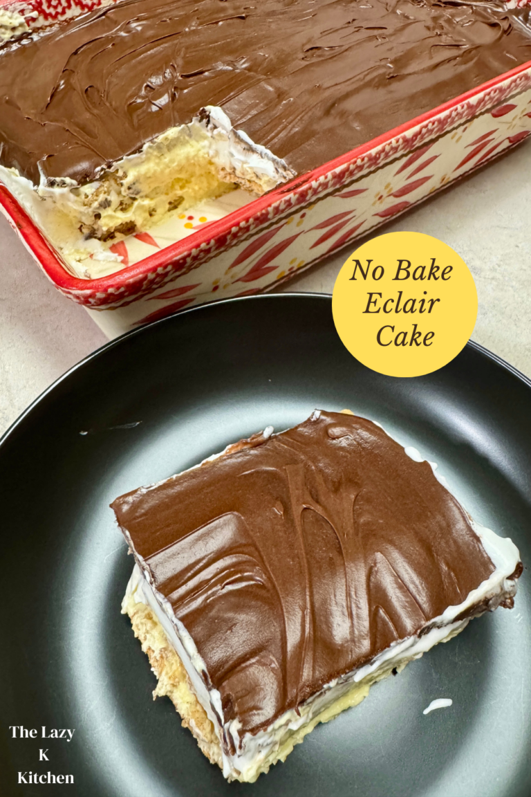 No Bake Eclair Cake