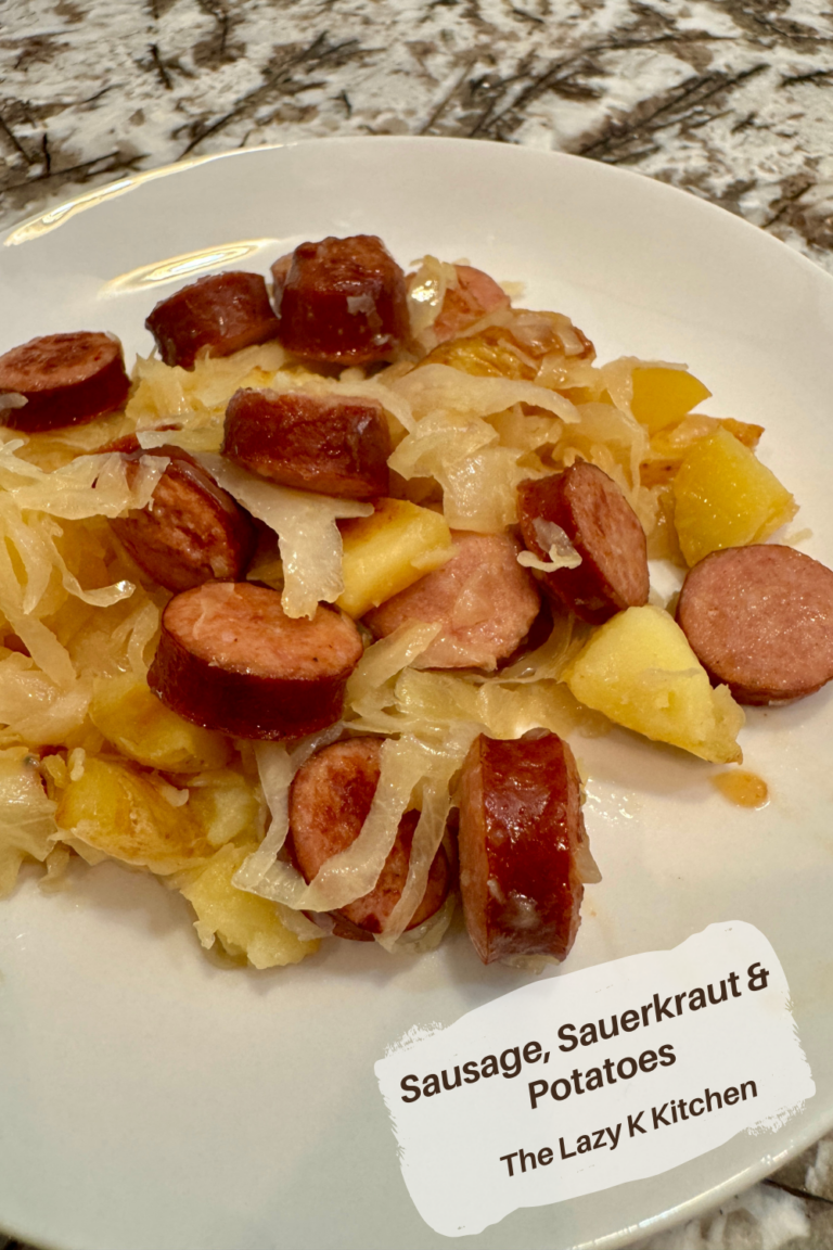 Sausage, Sauerkraut and Potatoes
