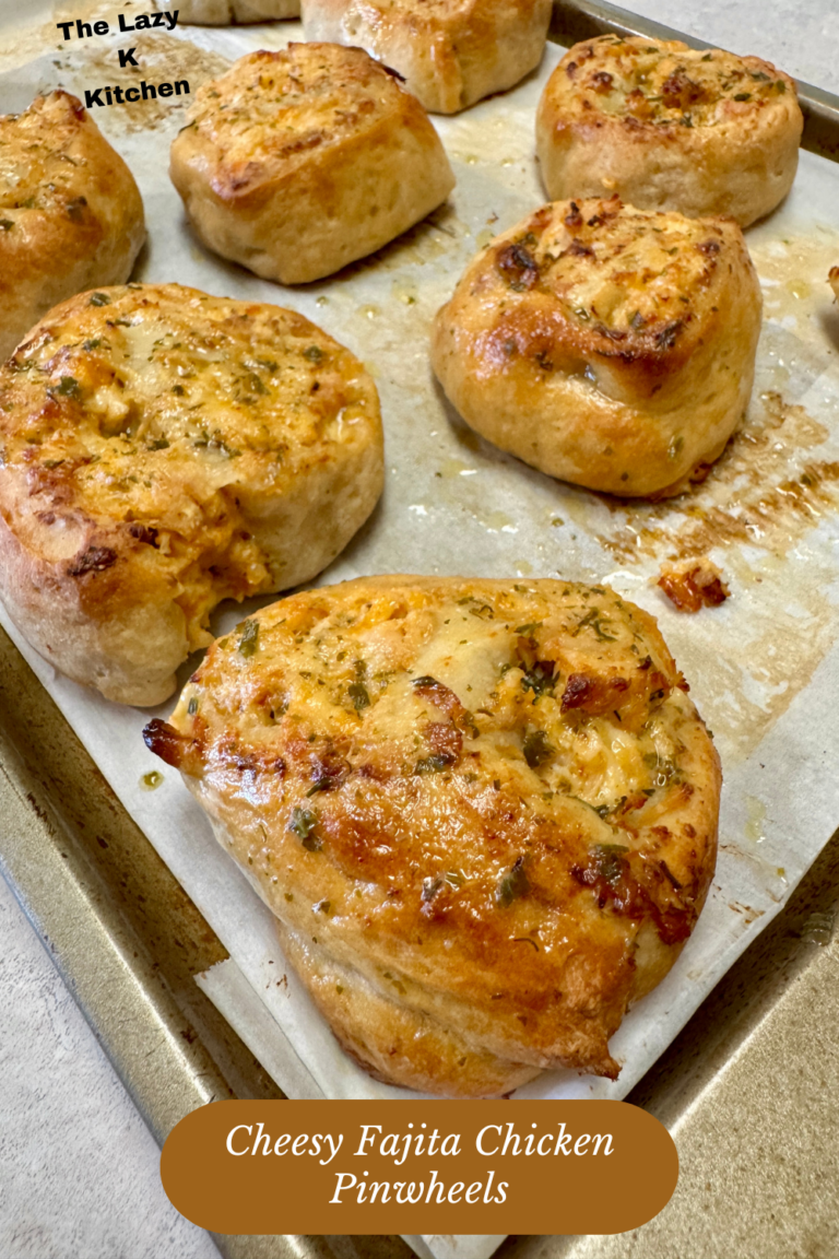 Cheesy Fajita Chicken Pinwheels