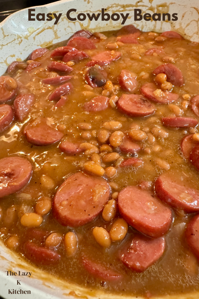 Easy Smoked Sausage Cowboy Beans