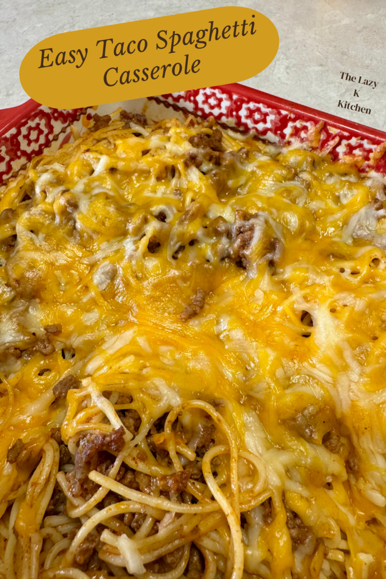 Easy Taco Spaghetti Casserole