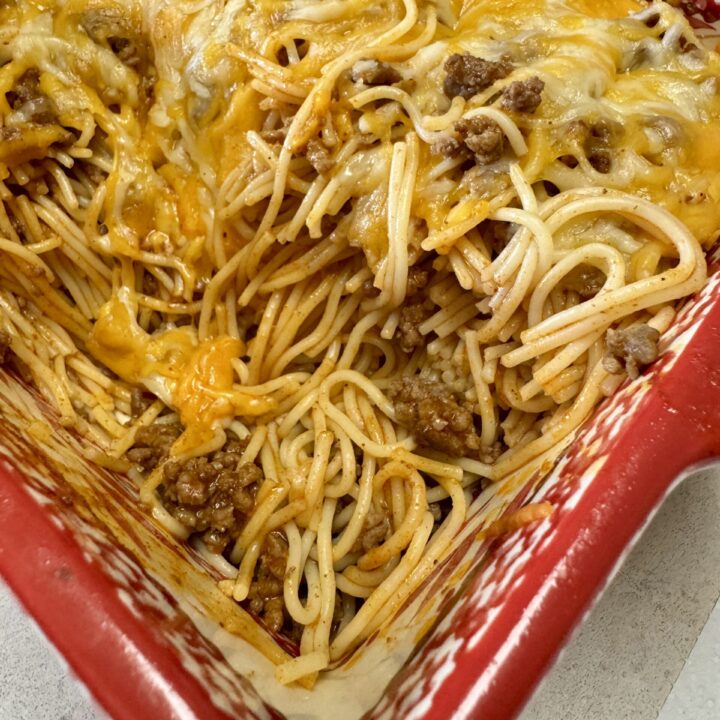Easy Taco Spaghetti Casserole-image