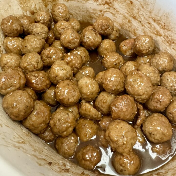 Crockpot Mongolian Meatballs