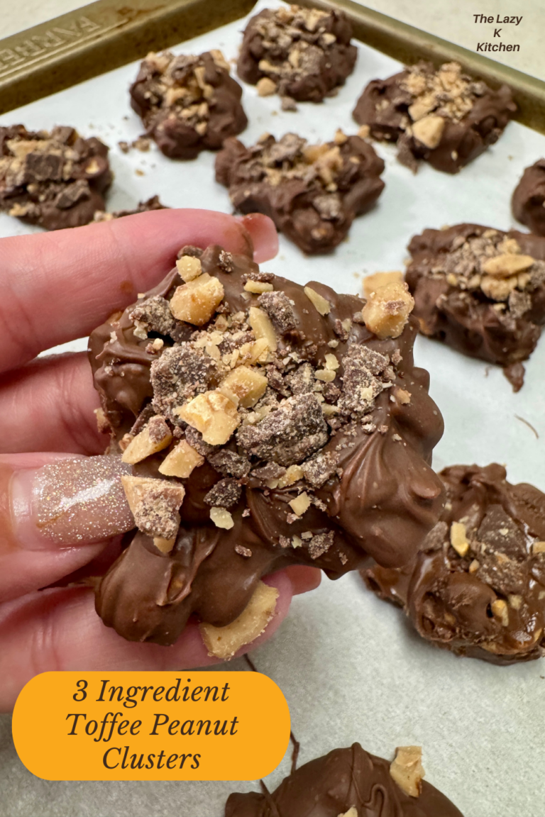 3 Ingredient Toffee Peanut Clusters