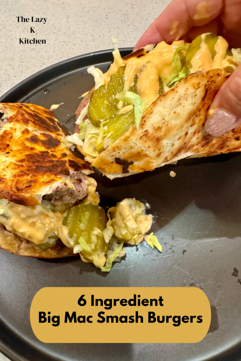 6 Ingredient Big Mac Smash Burgers