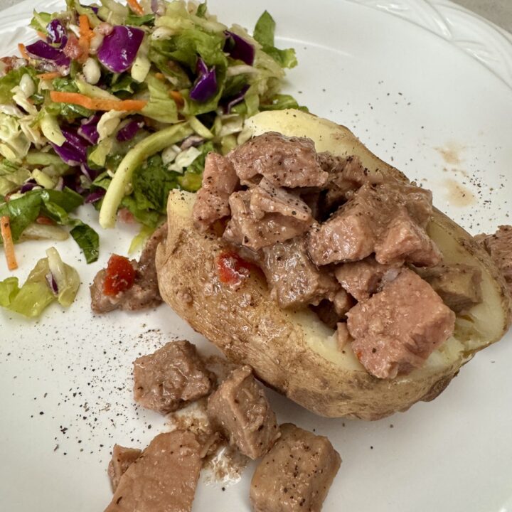 3 Ingredient Crockpot Steak Bites