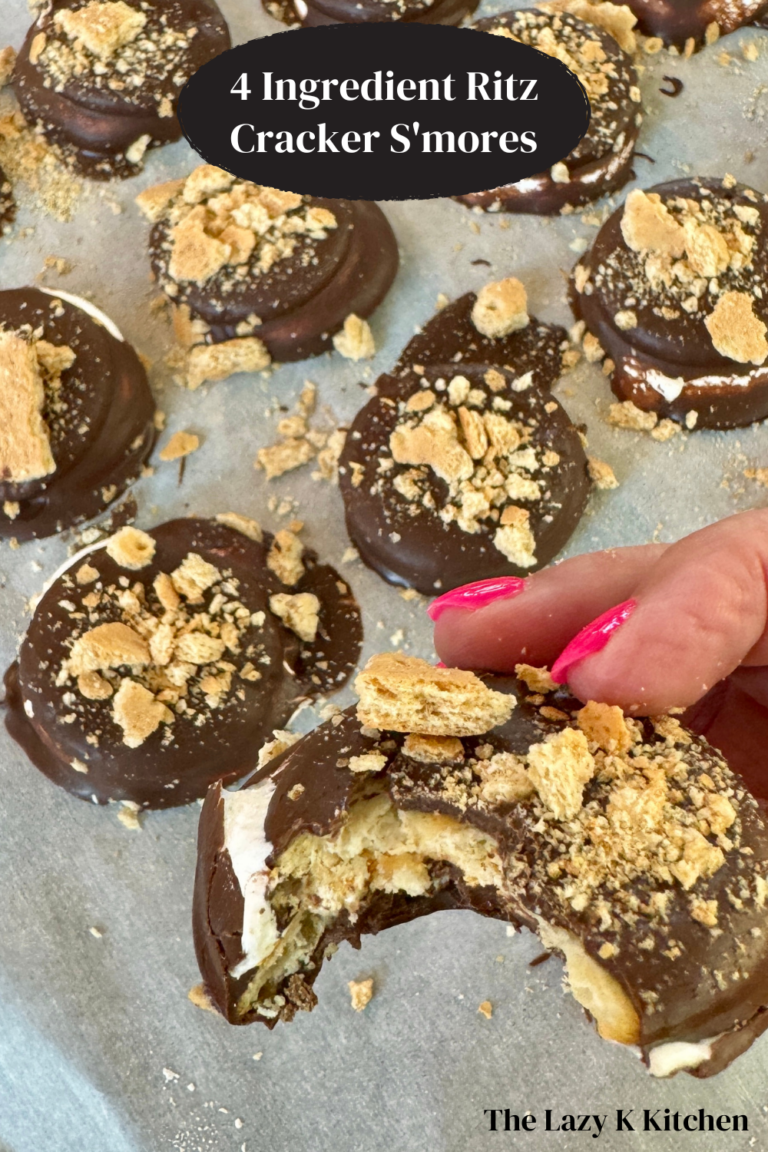4 Ingredient Ritz Cracker S’mores