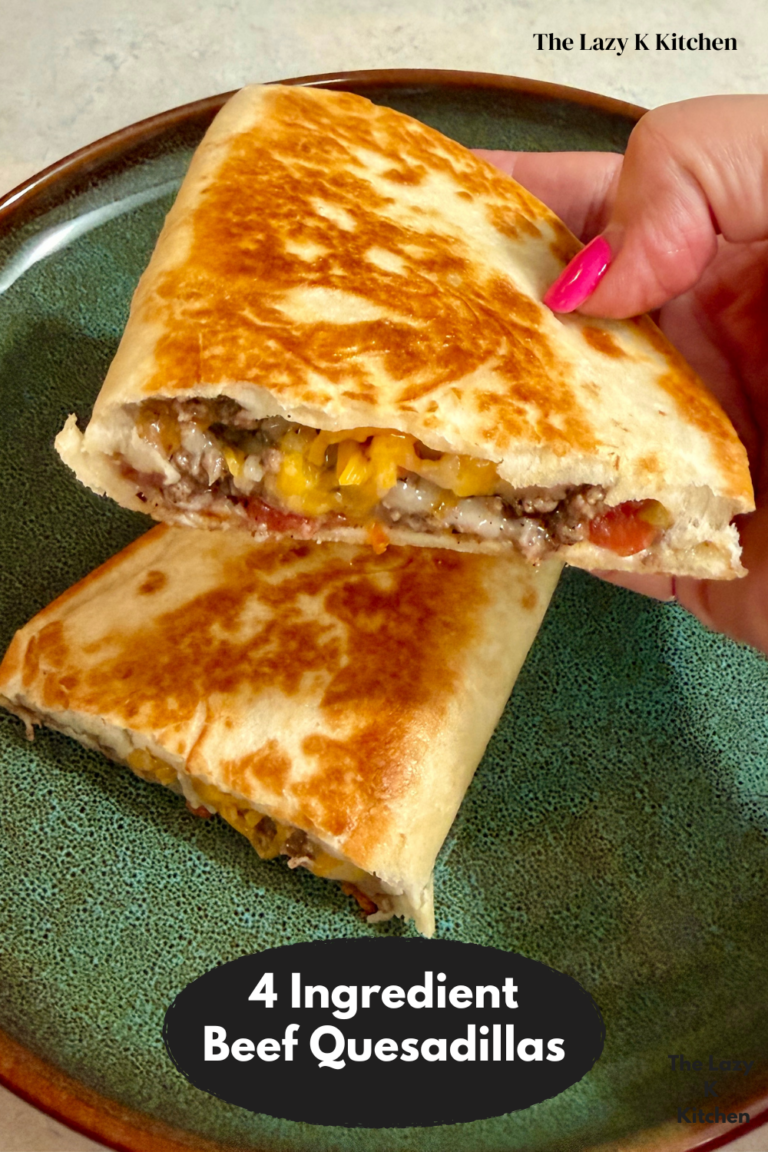 4 Ingredient Beef Quesadillas