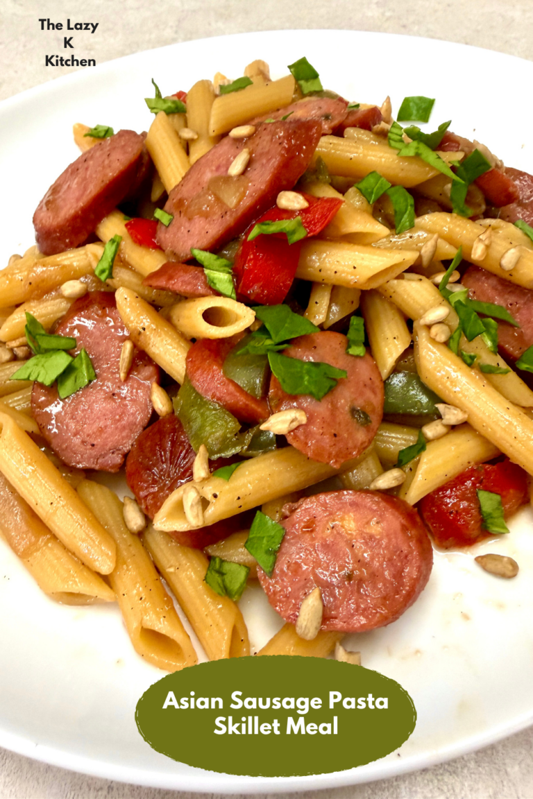 Asian Sausage Pasta Skillet Meal