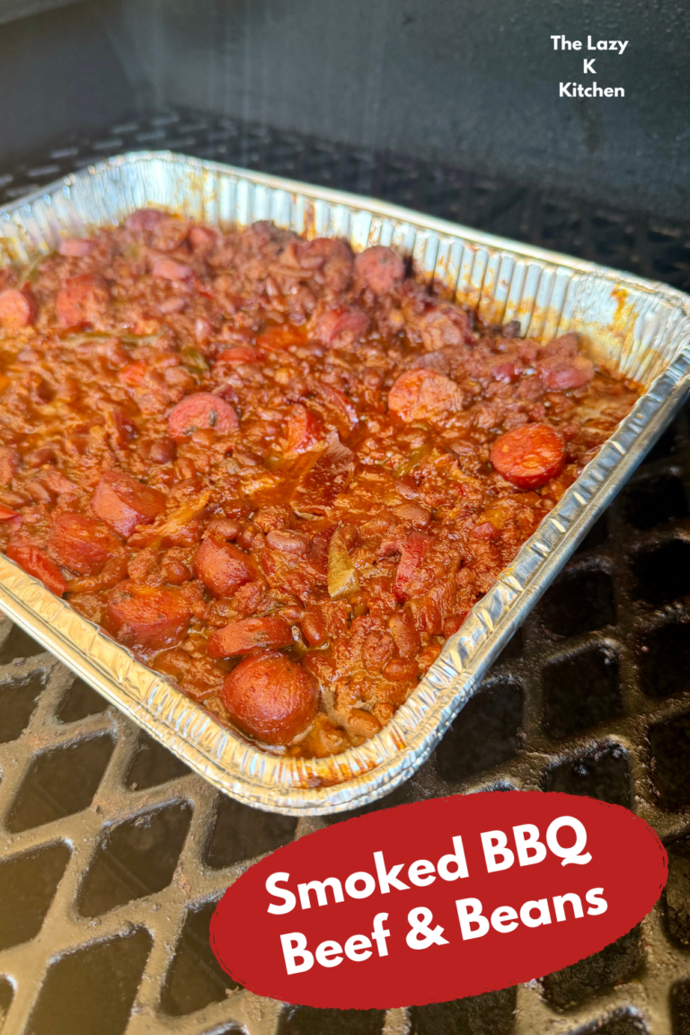 Smoked BBQ Beef and Beans