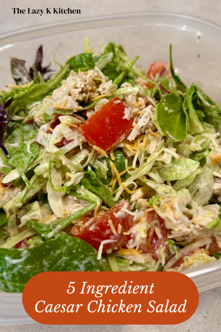 5 Ingredient Caesar Chicken Salad