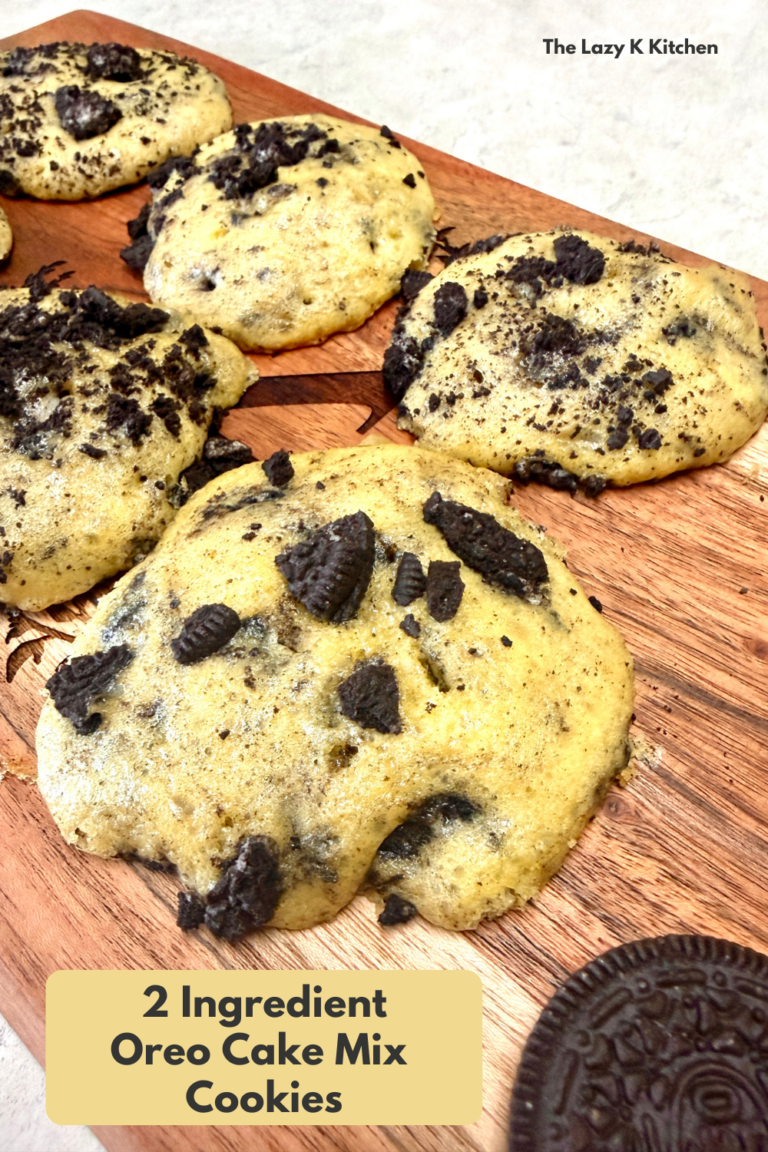 2 Ingredient Oreo Cake Mix Cookies