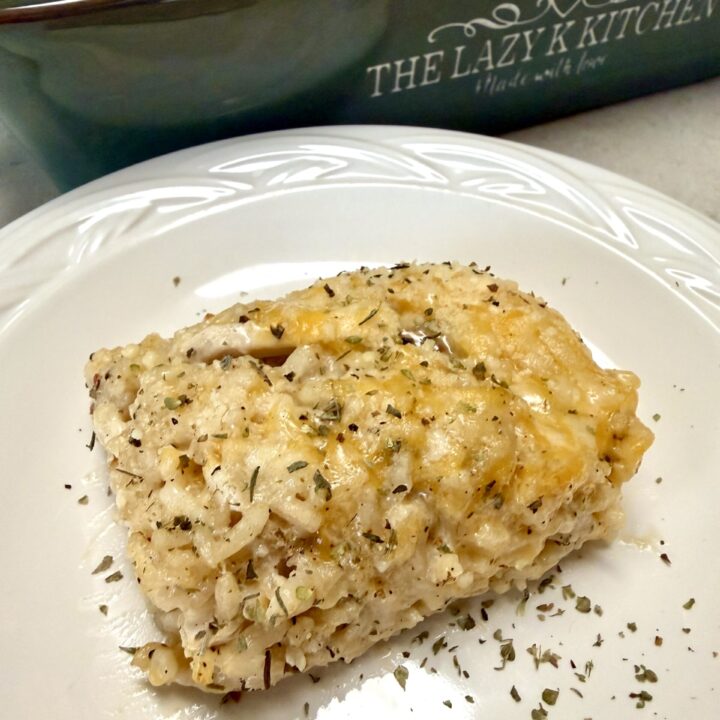 Chicken Alfredo Rice Casserole