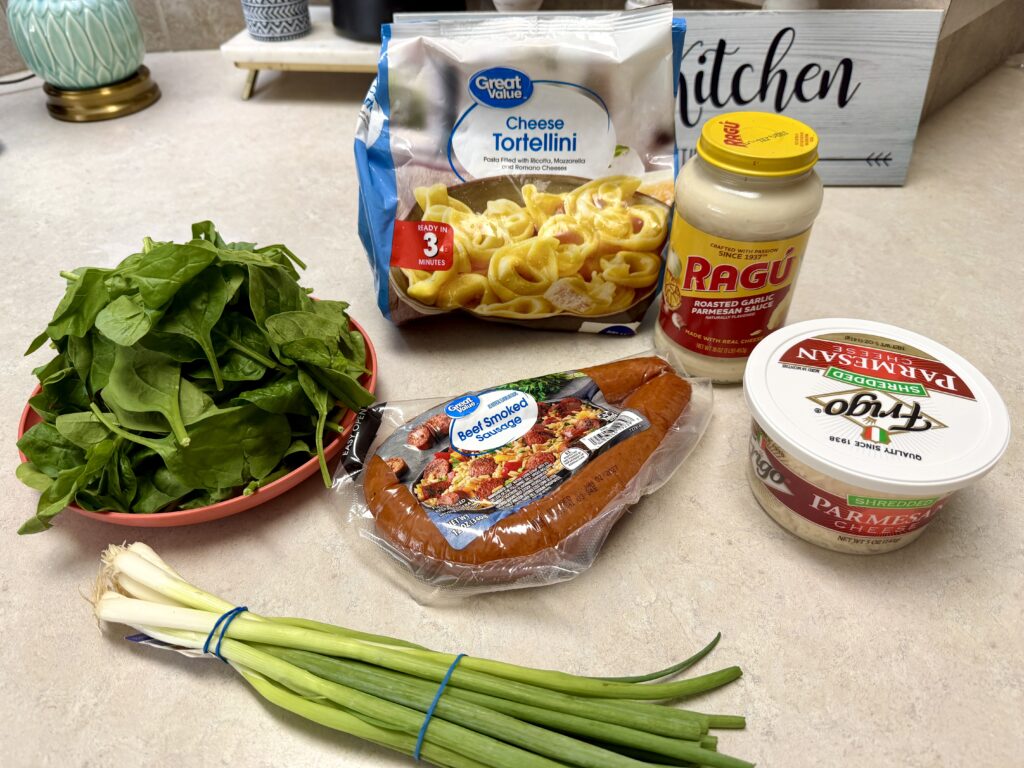ingredients for alfredo meal