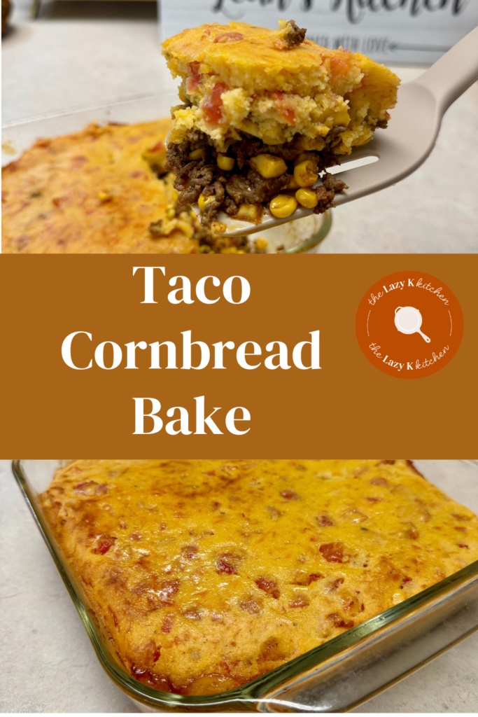 Pinterest pic of cornbread bake