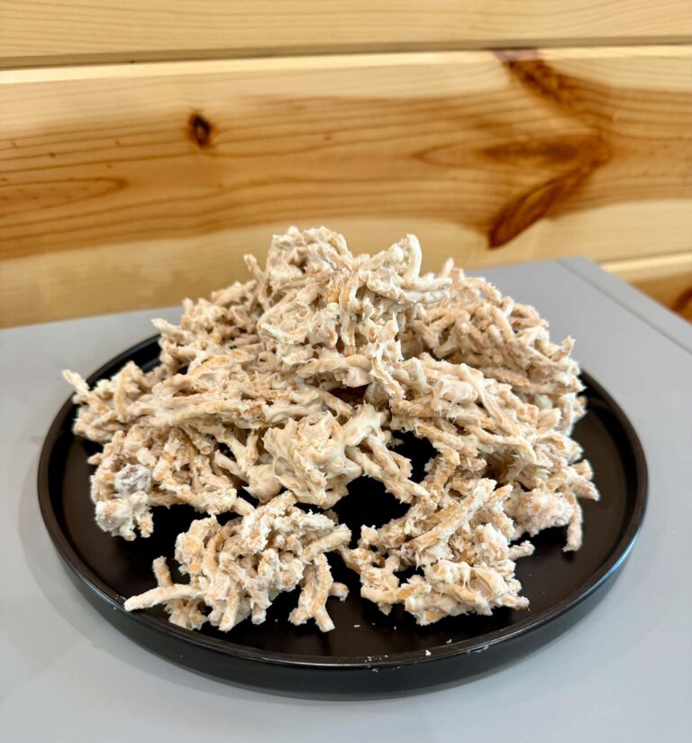 white chocolate haystack cookies